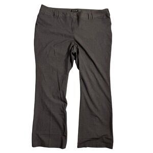 Lane Bryant Women's Gray Tall Bootcut Dress‎ Pants Size 28 Tall
